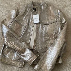 Ralph Lauren black label hold Python jacket